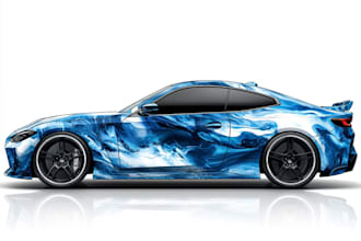 make a car wrap, and any vehicle wrap design