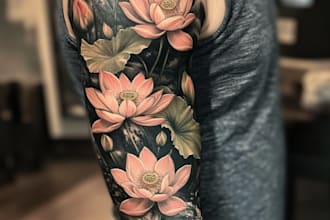 create stunning custom realism tattoo sleeves