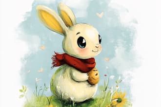 draw cute animals illustrations for children picture book