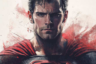 draw comic book art and comic book illustration