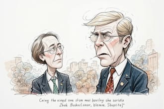 illustrate your political cartoon