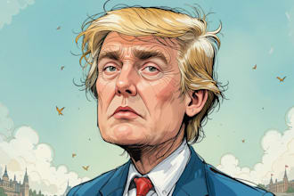 draw satire, editorial or political cartoons for you