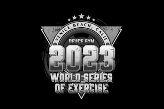 design an eye catching gym, fitness, and sports logo