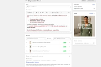 manage your shopify store,sav, orders and products updates