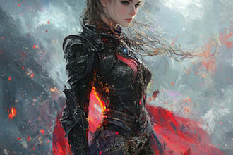 create your dnd or ttrpg fantasy character art or token