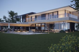 remodel house property, villa cgi exterior, 2d 3d plan, apartment, terrain model