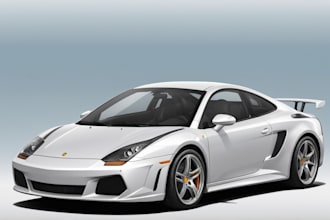 design realistic vector portrait of your car or any vehicle