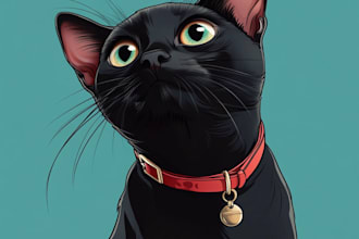 design a custom disney pet portrait