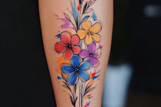 draw unique custom tattoo any tattoo design, tattoo artist