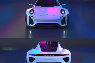 f1 f2 sculpt,3dprint,porsche,bmw,audi 3dvehicle,glb modern vehicle,sport car,stl