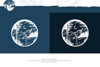 design a travel, mountain, camp or adventure logo