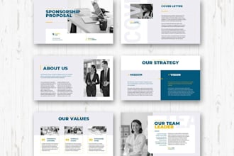 create fundraising proposal, investor pitch deck, presentation slide, ppt design