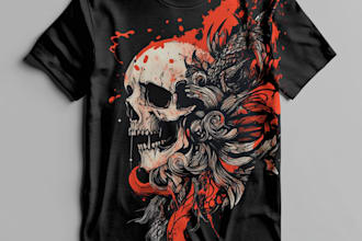 do typography and t shirt design