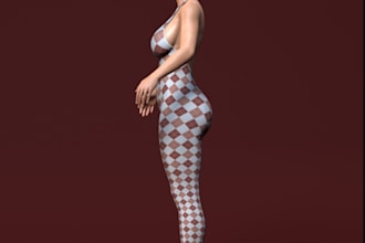 onlyfans nsfw 3d character,vtuber avatar 3d model,maya 3d animal,glb,armor,rig3d