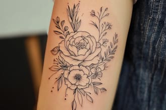 do awesome old school tattoo style design
