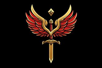 design medieval, fantasy, rpg gaming logo