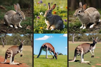 generate unique animal images and custom prompts
