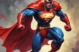 design cartoon character superhero etc from your photos