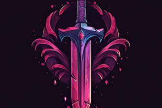 design medieval, fantasy, rpg gaming logo
