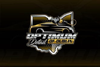 design a professional auto detailing and car wash logo