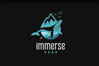 design a unique travel, mountain, camping or adventure logo