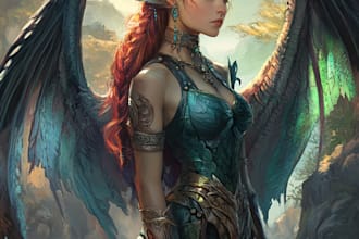 create realistic and fantastical figures and artwork