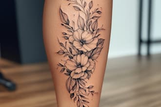 draw a custom tattoo design