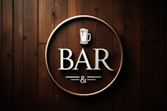 do creative bar mascot logo