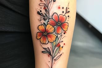 draw original tattoo design