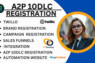do a2p 10dlc registration toll free approval, sms campaign on twilio gohighlevel