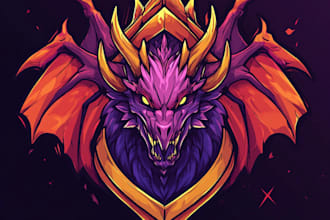 design unique medieval, fantasy, rpg, mmorpg game logo title