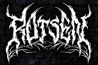 design custom death metal logo for your band