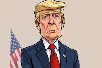 draw a political cartoon or caricature
