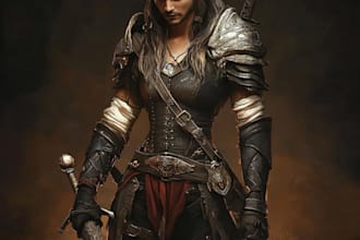 draw your fantasy character illustration