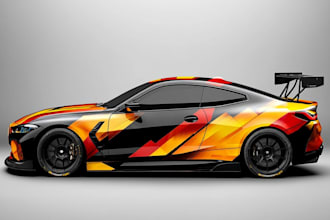 attractive racing car design