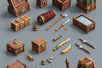 do props, icons, assets or game objects for you