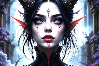 do scary character horror style perfect for you