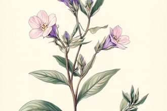 draw realistic botanical illustration