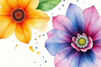 paint watercolour botanical illustrations