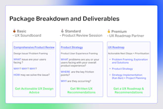 provide expert UX consulting and product strategy advice
