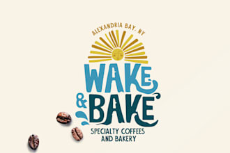 design a delicious logo for your restaurant, bakery, or food truck