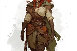 design a dnd character art and dnd character art