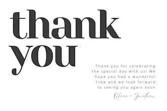create a unique thank you message tailored to your needs