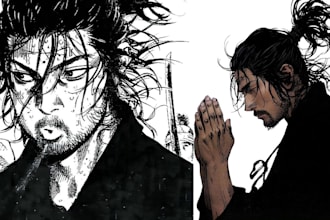 draw comic manga art, comic book anime, storyboard panel, webtoon, graphic novel