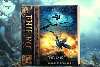 design fantasy book cover illustration