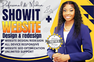 customize showit website design showit template redesign showit website with SEO