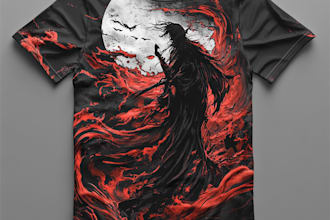 make a retro vintage t shirt design