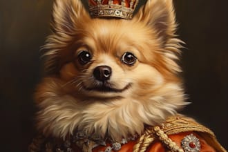 design custom pet portrait