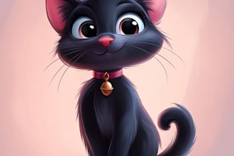 paint your cartoon portrait in disney style