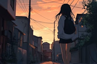 make a background for your comic manga webtoon or nit